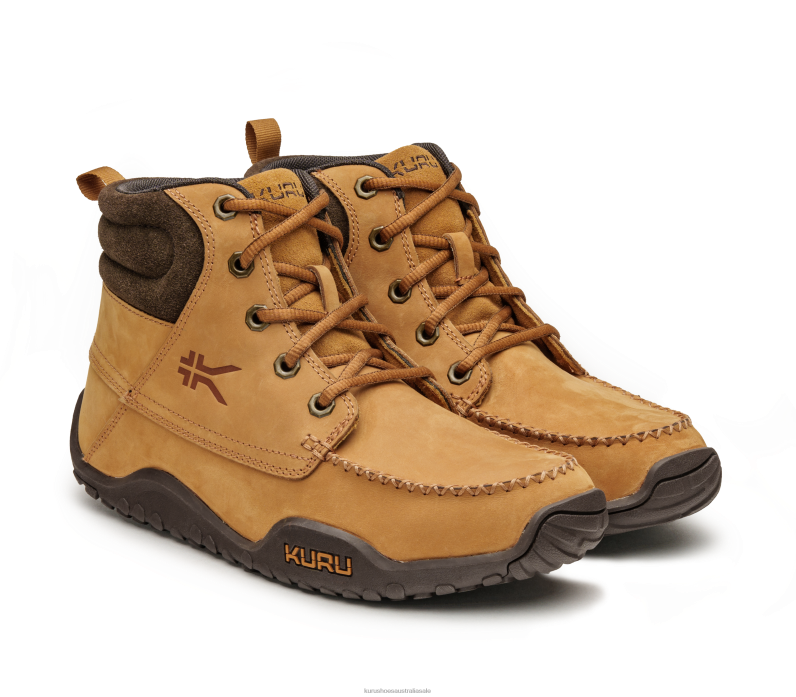 Golden Wheat/Woodstock Brown Shoes Kuru 2204F208 QUEST Men
