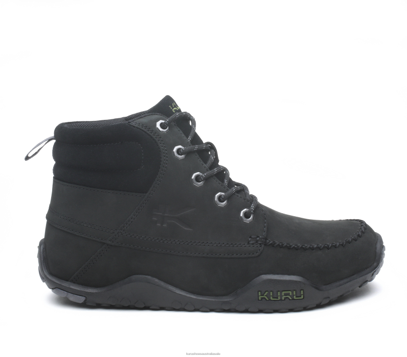 Smokestack Black Shoes Kuru 2204F206 QUEST Men
