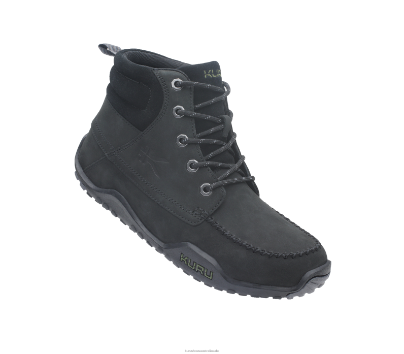 Smokestack Black Shoes Kuru 2204F206 QUEST Men