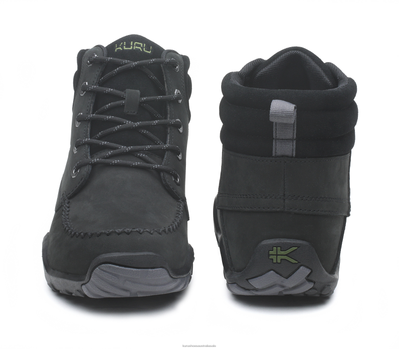 Smokestack Black Shoes Kuru 2204F206 QUEST Men