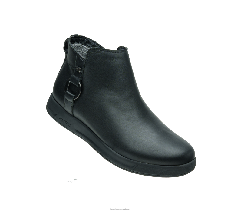 Jet Black/Gunmetal Shoes Kuru 2204F133 TEMPO Women