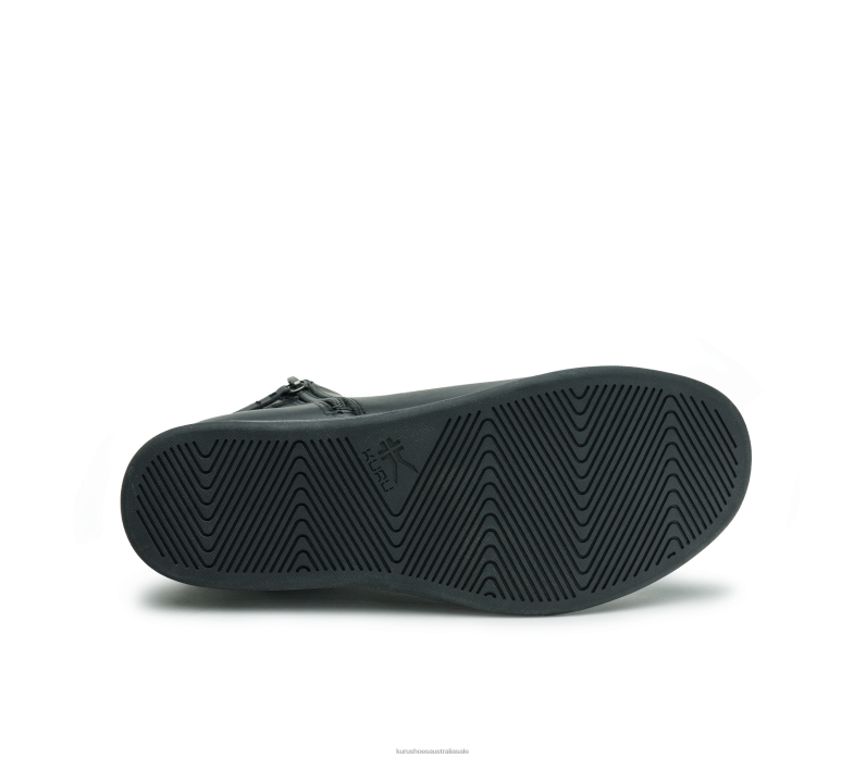Jet Black/Gunmetal Shoes Kuru 2204F133 TEMPO Women