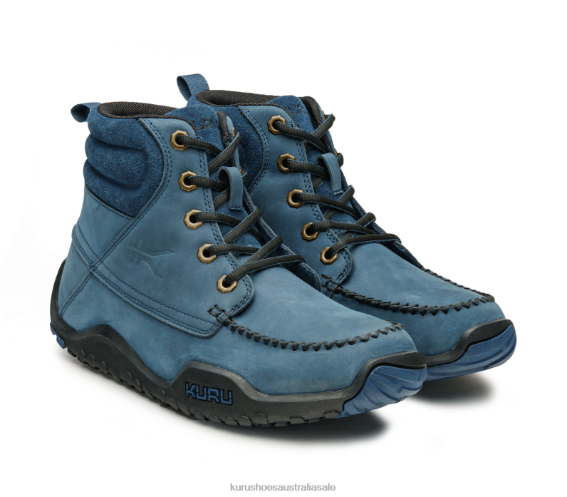 Mountain Blue/Black Shoes Kuru 2204F134 QUEST Women