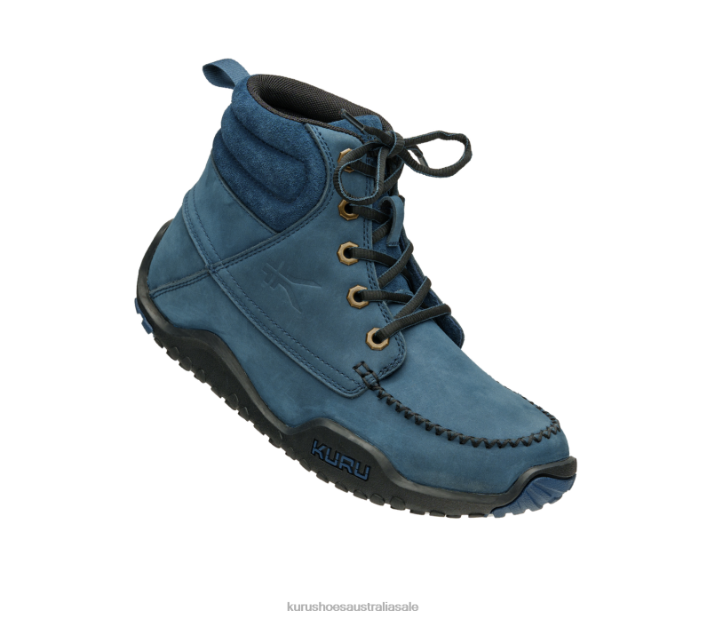 Mountain Blue/Black Shoes Kuru 2204F134 QUEST Women