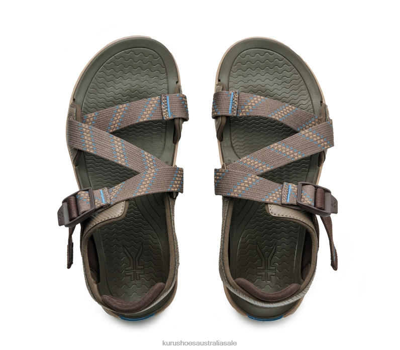 Cedar Brown/Mineral Blue Shoes Kuru 2204F197 CURRENT Men