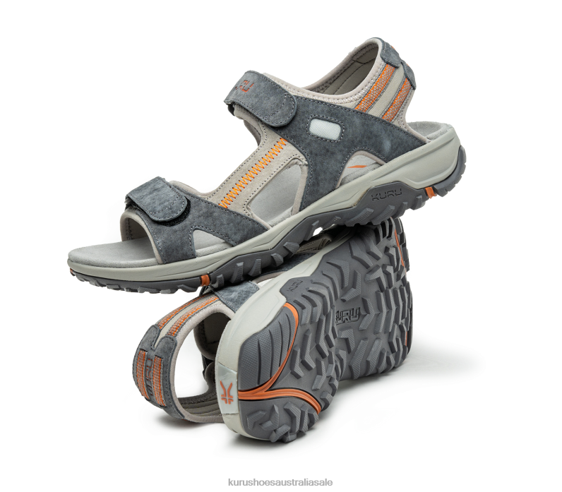 Slate Gray/Burnt Orange Shoes Kuru 2204F200 TREAD Men