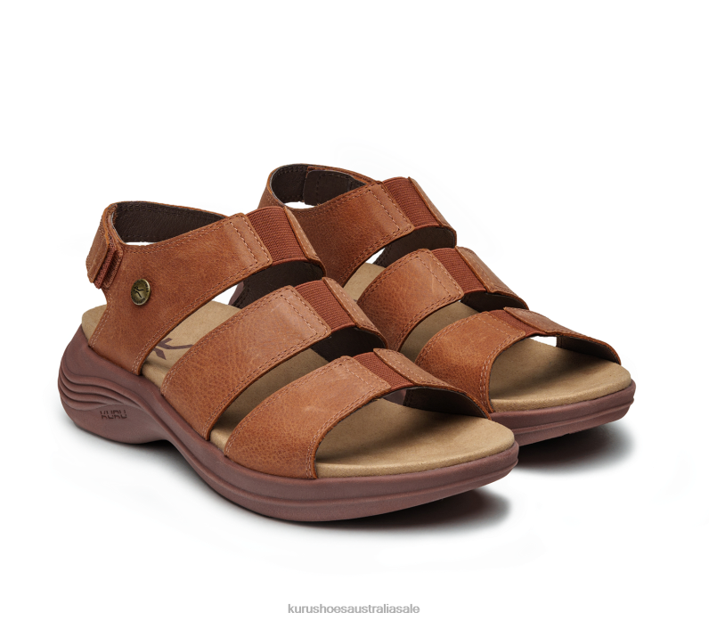 Cognac Brown Shoes Kuru 2204F99 CODA MUSE Women