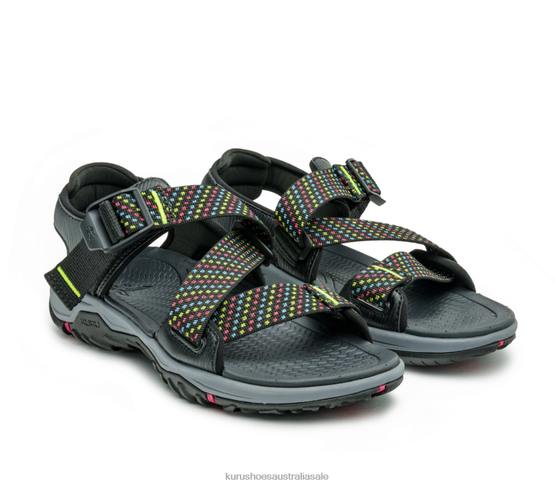 Jet Black/Multi Shoes Kuru 2204F120 CURRENT Women