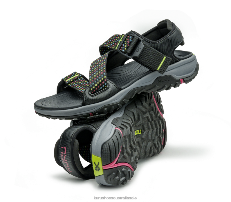 Jet Black/Multi Shoes Kuru 2204F120 CURRENT Women