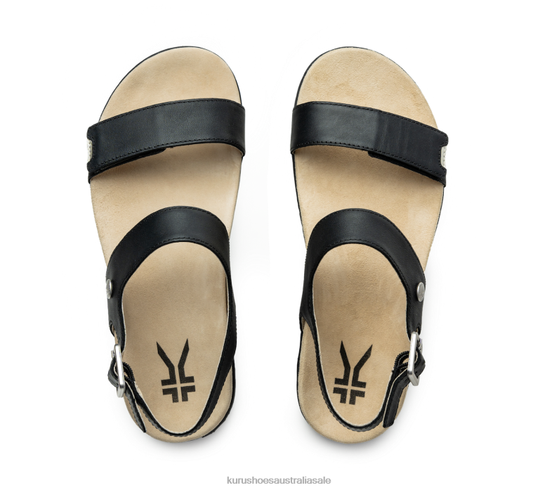 Jet Black/Sand Shoes Kuru 2204F114 GLIDE Women