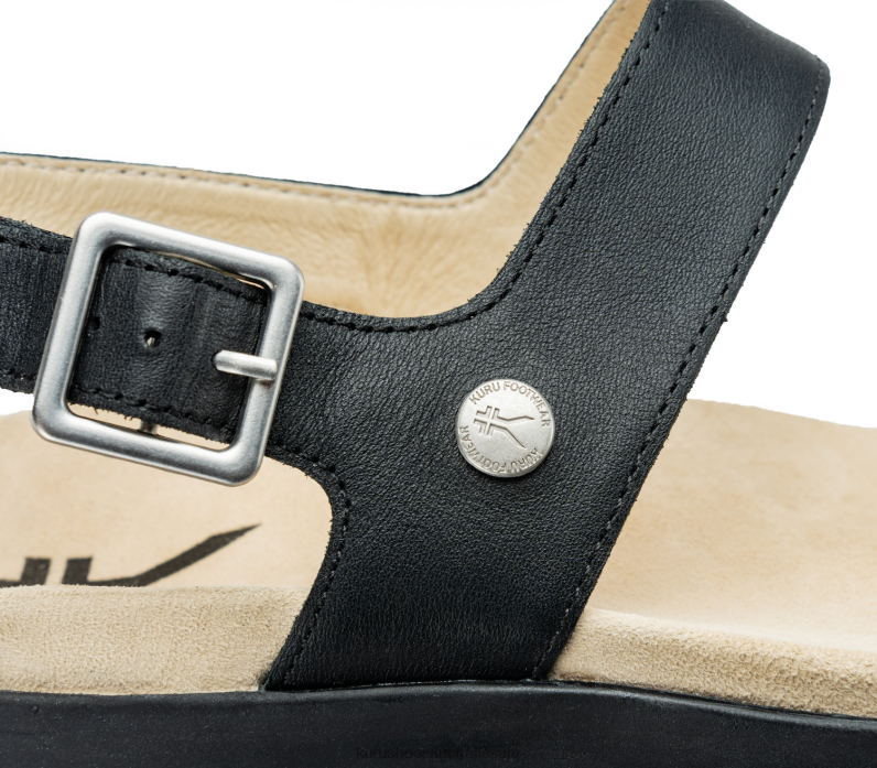 Jet Black/Sand Shoes Kuru 2204F114 GLIDE Women