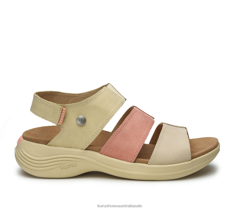 Straw/Light Peach Shoes Kuru 2204F110 CODA MUSE Women