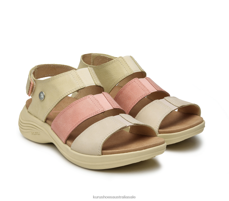 Straw/Light Peach Shoes Kuru 2204F110 CODA MUSE Women