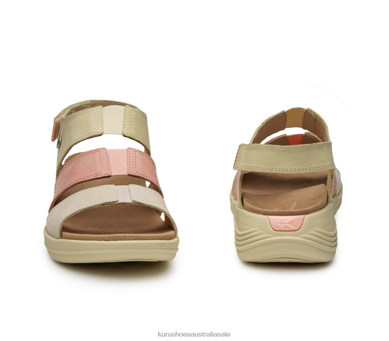 Straw/Light Peach Shoes Kuru 2204F110 CODA MUSE Women