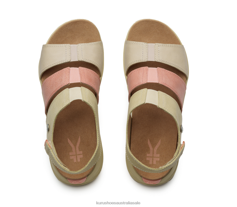 Straw/Light Peach Shoes Kuru 2204F110 CODA MUSE Women