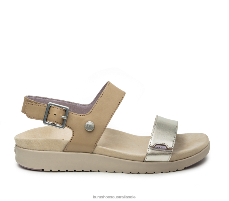 Taupe/Metallic Shoes Kuru 2204F116 GLIDE Women