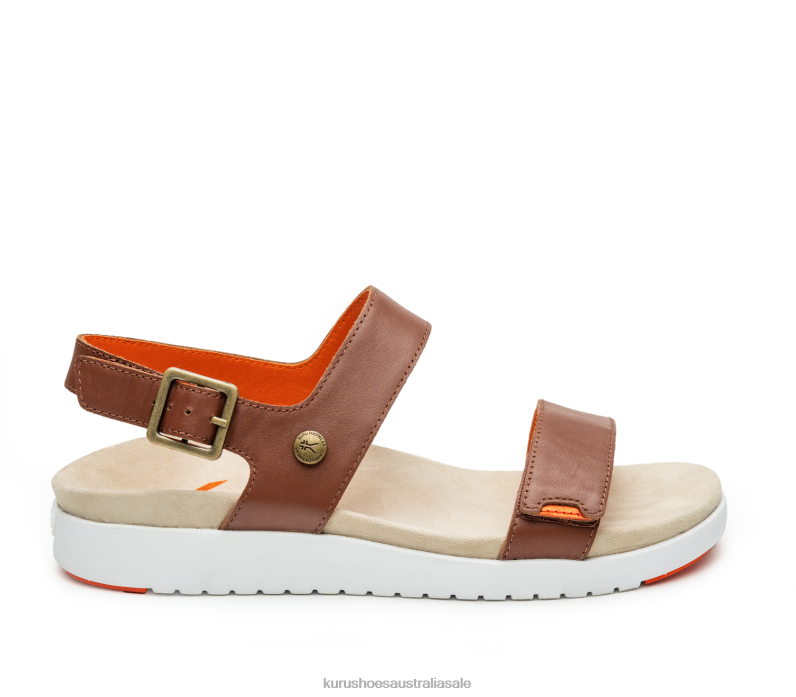 Walnut Brown/Blood Orange Shoes Kuru 2204F111 GLIDE Women