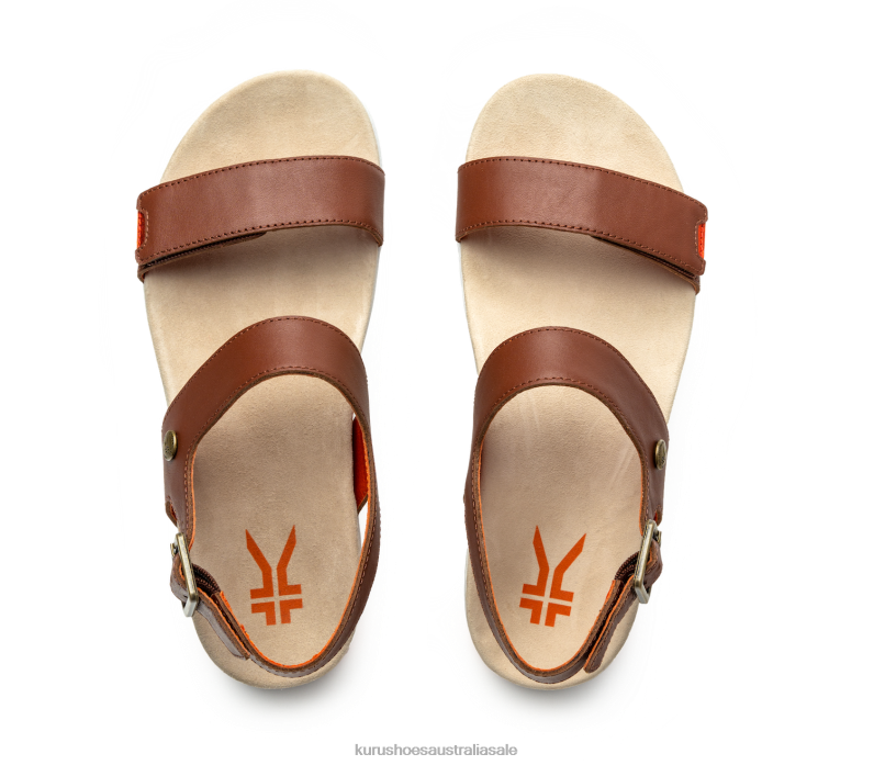 Walnut Brown/Blood Orange Shoes Kuru 2204F111 GLIDE Women