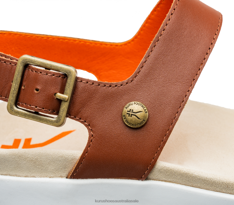 Walnut Brown/Blood Orange Shoes Kuru 2204F111 GLIDE Women