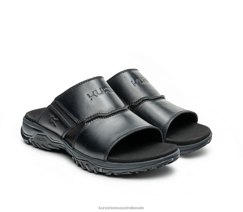 Jet Black/Slate Gray Shoes Kuru 2204F195 COVE Men