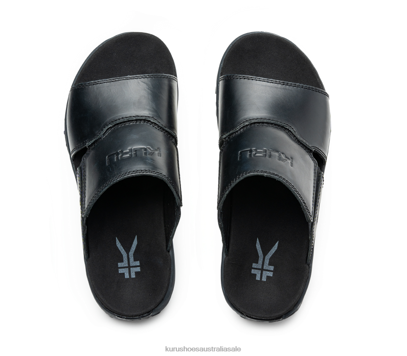 Jet Black/Slate Gray Shoes Kuru 2204F195 COVE Men