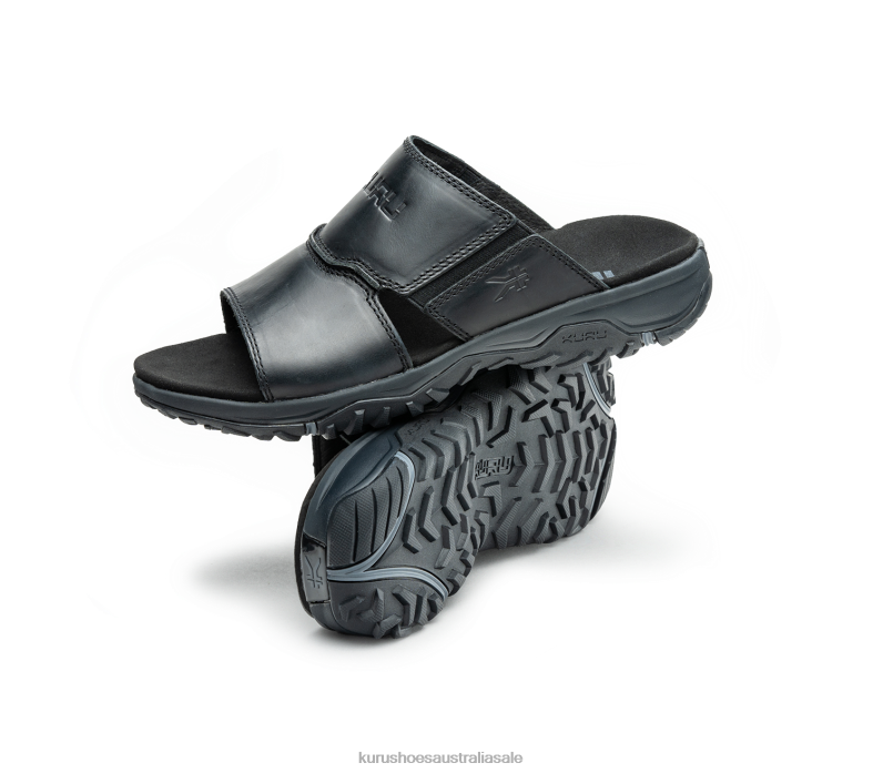 Jet Black/Slate Gray Shoes Kuru 2204F195 COVE Men