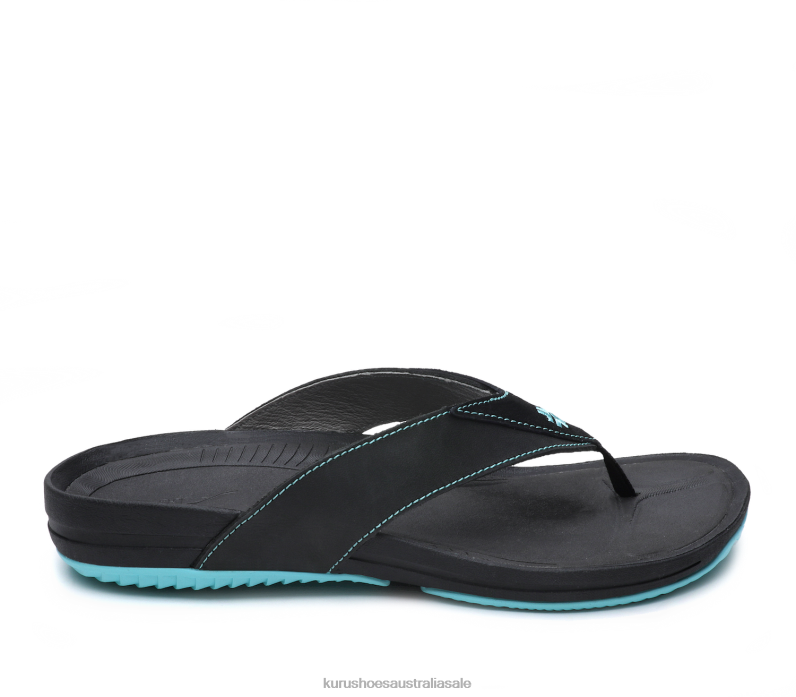 Jet Black/Blue Breeze Shoes Kuru 2204F113 KALA Women