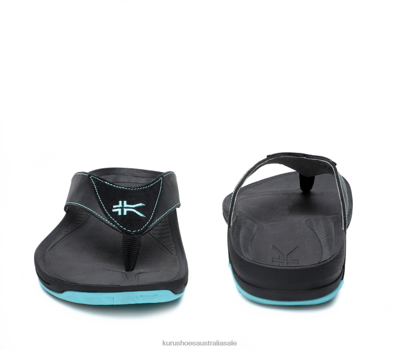 Jet Black/Blue Breeze Shoes Kuru 2204F113 KALA Women