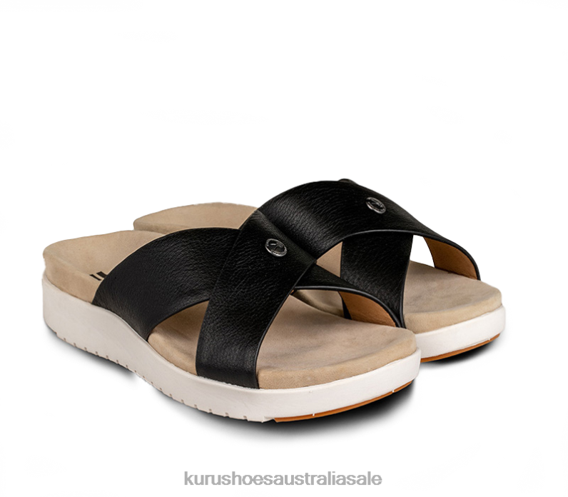 Jet Black/White/Gum Shoes Kuru 2204F118 BREEZE Women