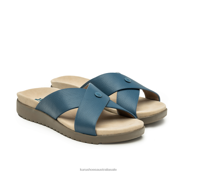 Mineral Blue/Faded Brown Shoes Kuru 2204F124 BREEZE Women