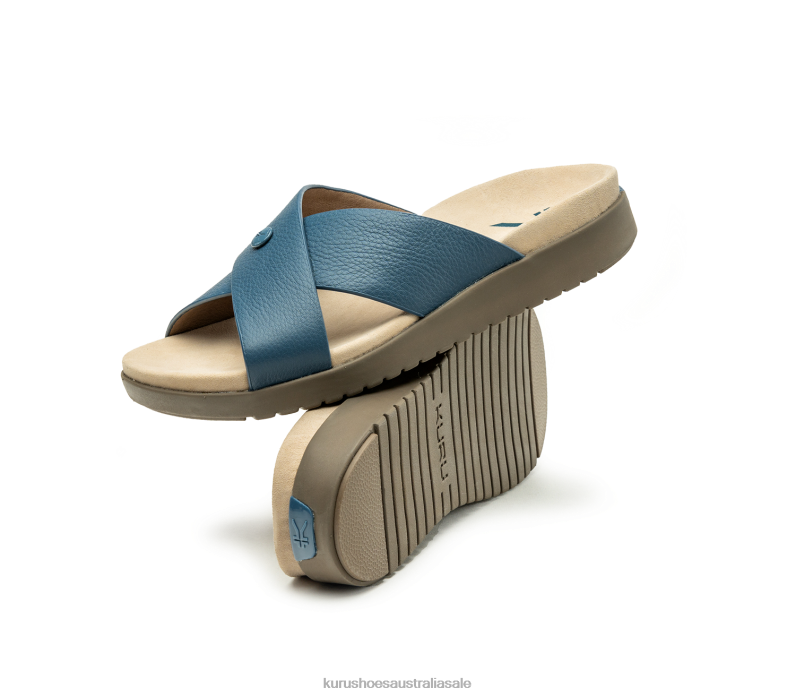 Mineral Blue/Faded Brown Shoes Kuru 2204F124 BREEZE Women