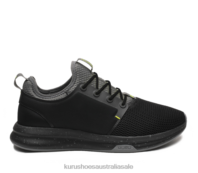 Jet Black/Citron Shoes Kuru 2204F155 ATOM Men