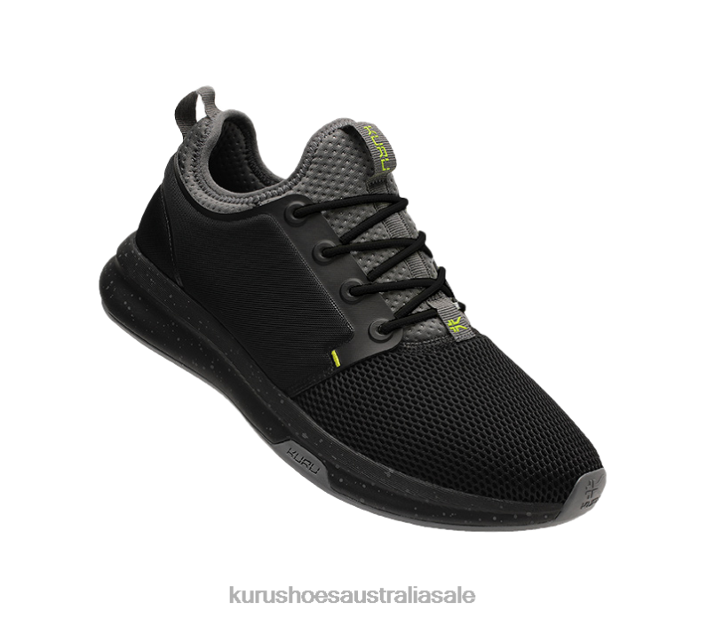 Jet Black/Citron Shoes Kuru 2204F155 ATOM Men
