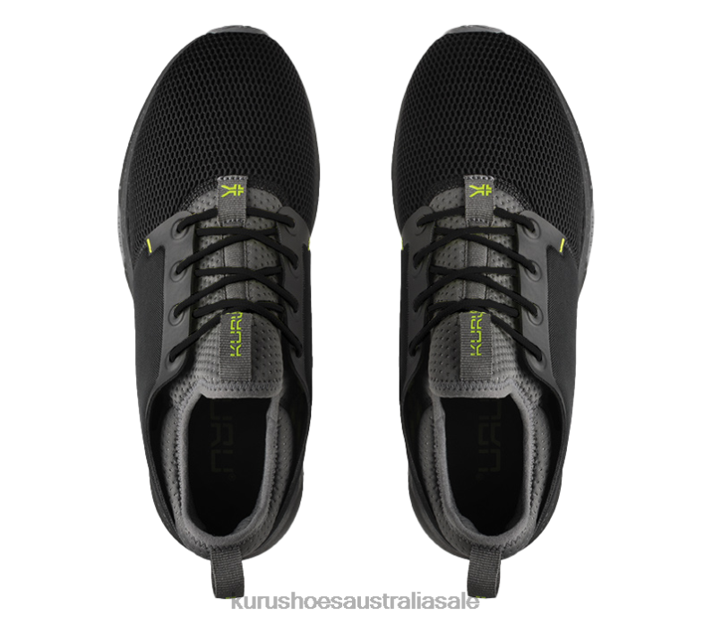 Jet Black/Citron Shoes Kuru 2204F171 ATOM WIDE Men