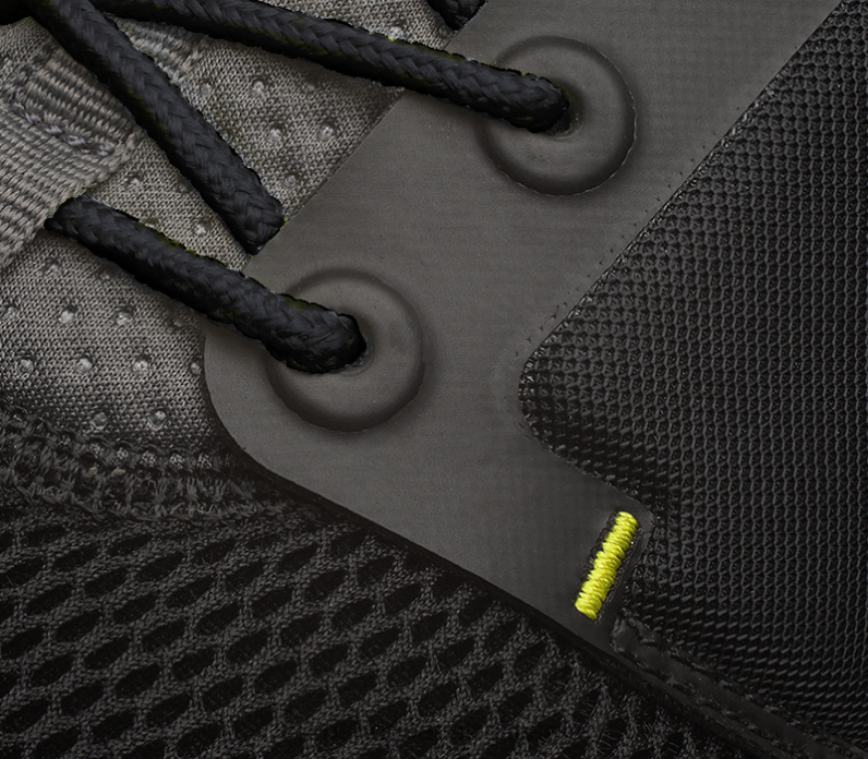 Jet Black/Citron Shoes Kuru 2204F171 ATOM WIDE Men