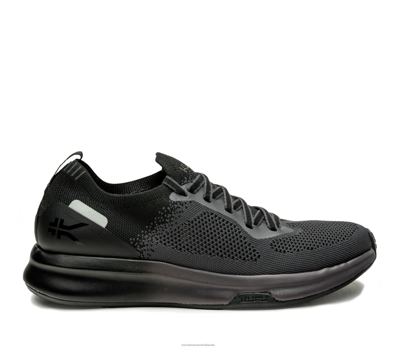 Jet Black/Smoke Gray Shoes Kuru 2204F148 FLUX Men