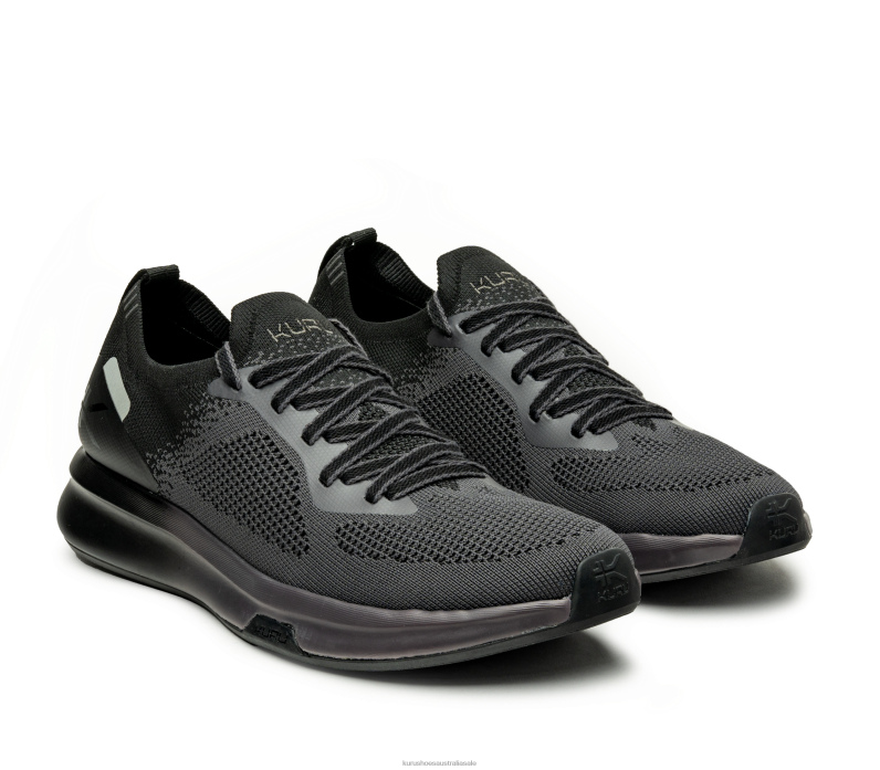 Jet Black/Smoke Gray Shoes Kuru 2204F148 FLUX Men