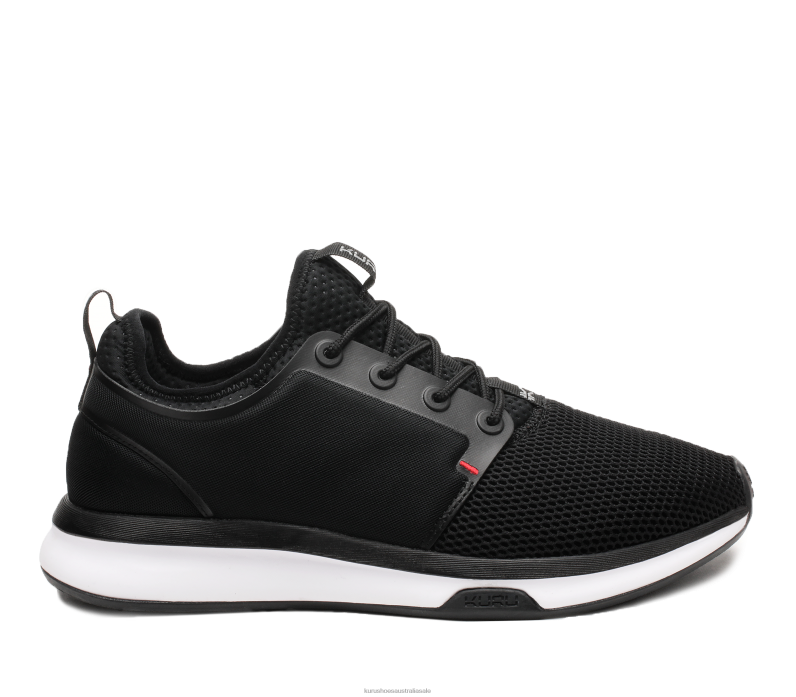 Jet Black/White/Fire Red Shoes Kuru 2204F166 ATOM WIDE Men