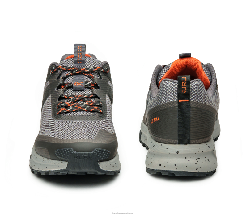 Lead Gray/Orange Spice Shoes Kuru 2204F138 ATOM TRAIL Men