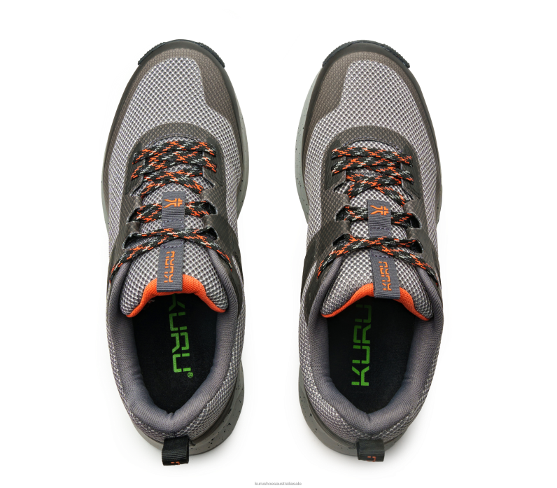 Lead Gray/Orange Spice Shoes Kuru 2204F138 ATOM TRAIL Men