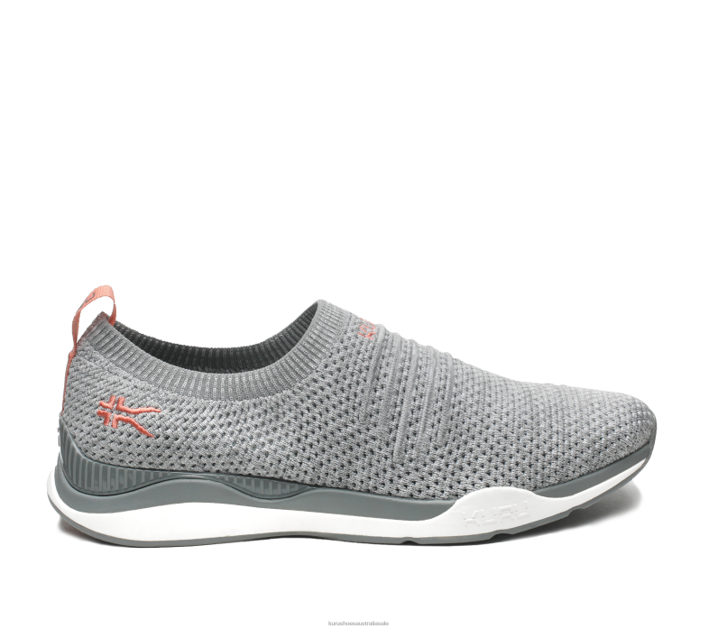 Heather Gray/White/Peach Pink Shoes Kuru 2204F70 STRIDE Women