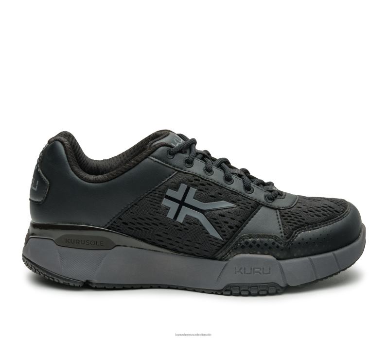 Jet Black/Slate Gray Shoes Kuru 2204F38 QUANTUM Women
