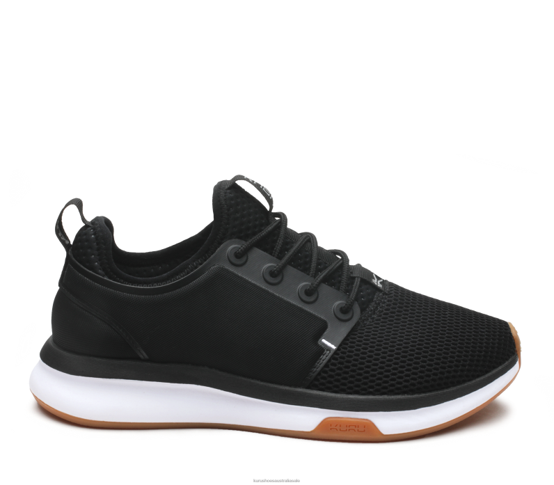 Jet Black/White/Gum Shoes Kuru 2204F3 ATOM Women
