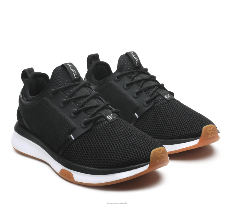 Jet Black/White/Gum Shoes Kuru 2204F3 ATOM Women