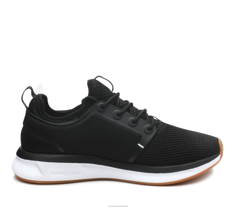 Jet Black/White/Gum Shoes Kuru 2204F54 ATOM WIDE Women