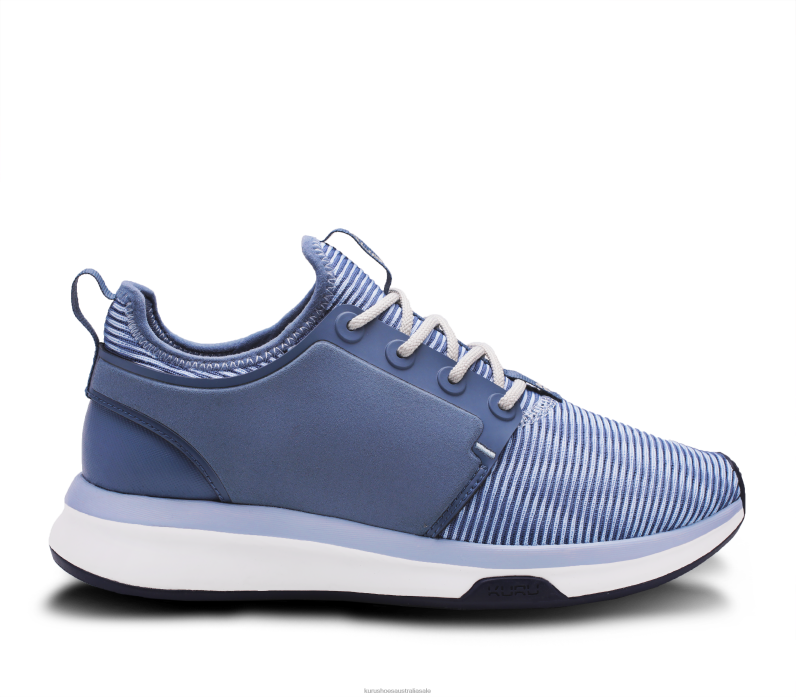 Mineral Blue/Bone Gray Shoes Kuru 2204F56 ATOM WIDE Women