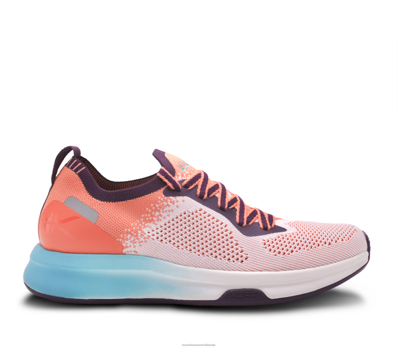 Orange Sherbet/Calypso Blue Shoes Kuru 2204F10 FLUX Women