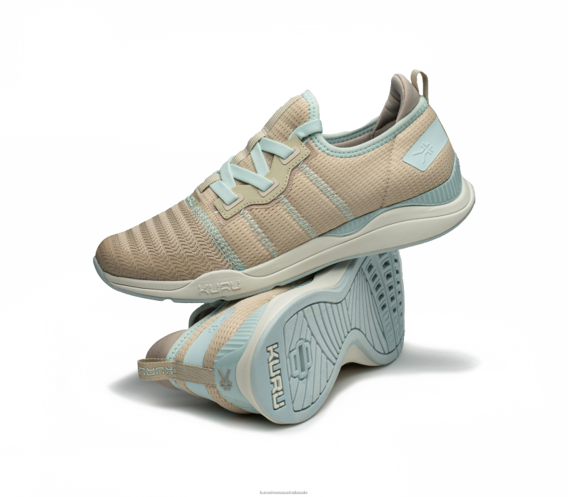 Sand/Mist Blue Shoes Kuru 2204F11 STRIDE MOVE Women
