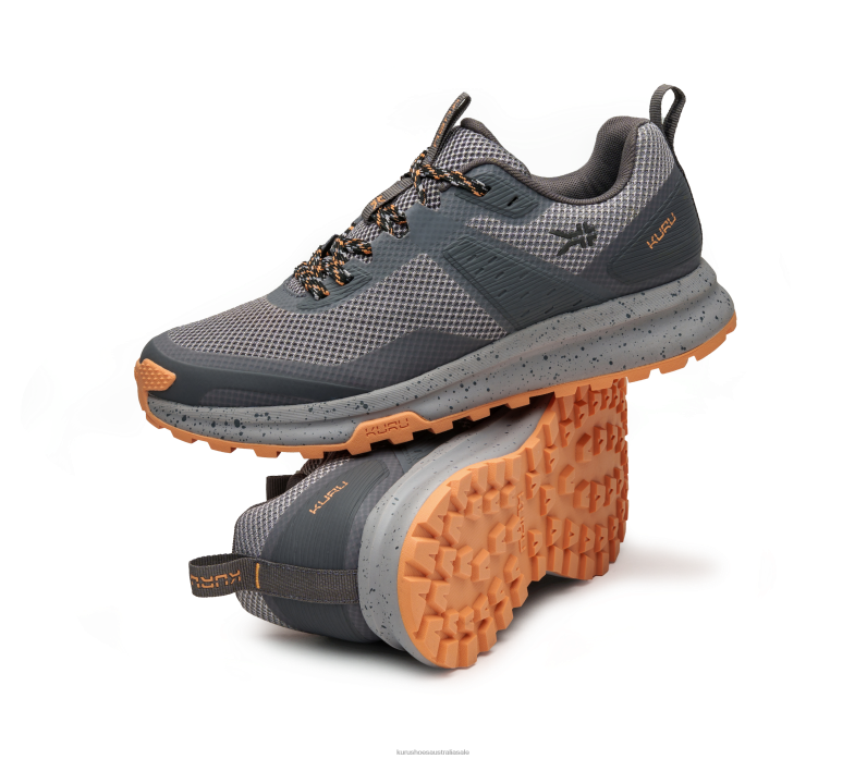 Smoke Gray/Apricot Shoes Kuru 2204F20 ATOM TRAIL Women