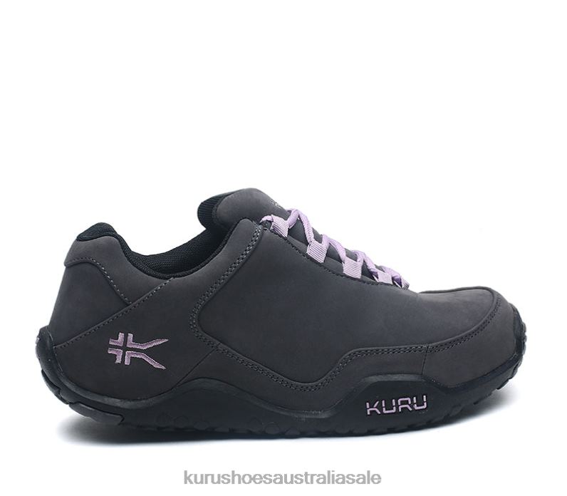 Smoke Gray/Jet Black/Violet Shoes Kuru 2204F51 CHICANE WIDE Women